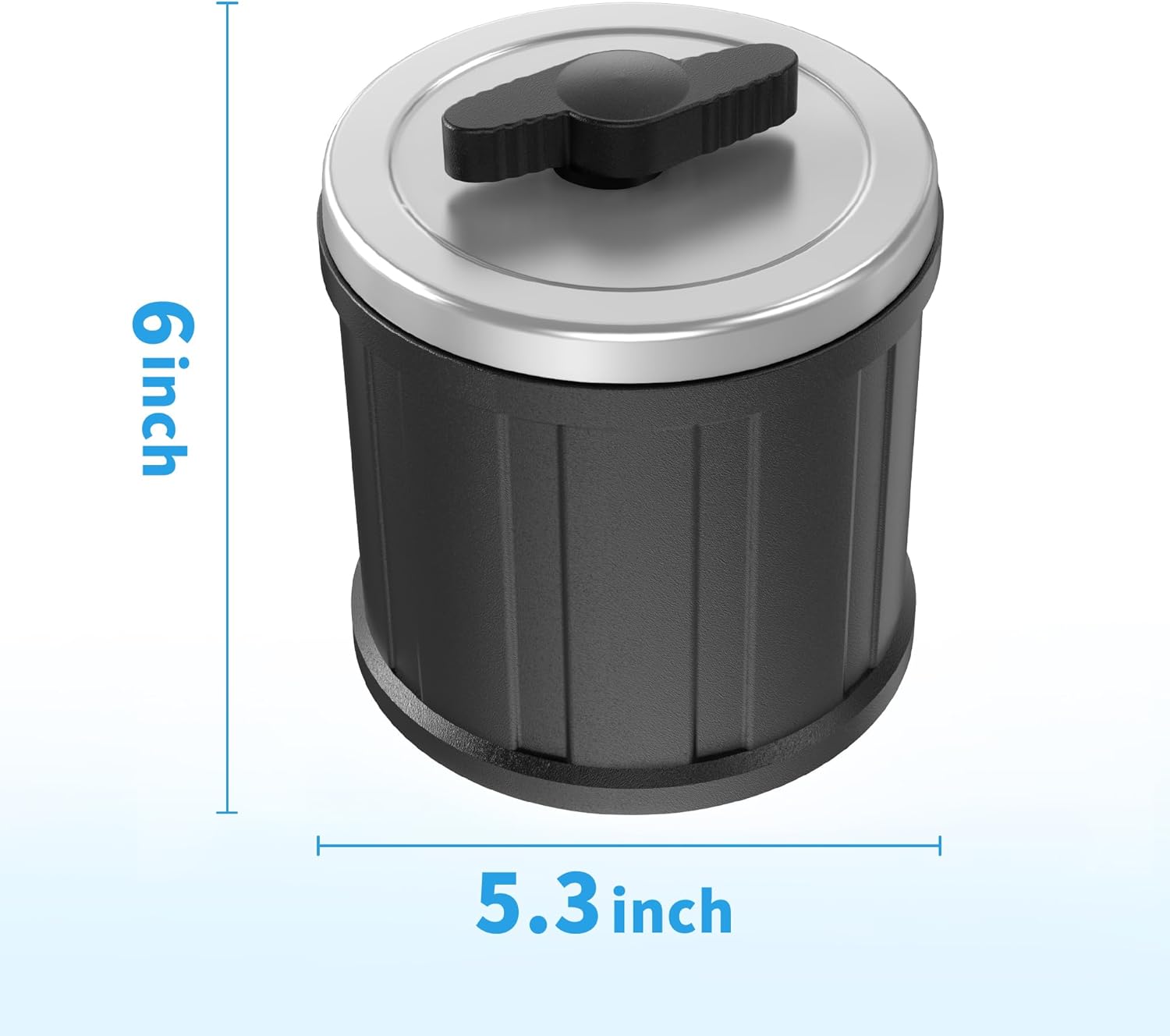 Replacement Rubber Barrel K2 Elite Rock Tumbler – 3 lbs Capacity, Leak-Proof & Durable, Upgraded Twist Knob, Quiet Rubber Drum for Polishing Rocks