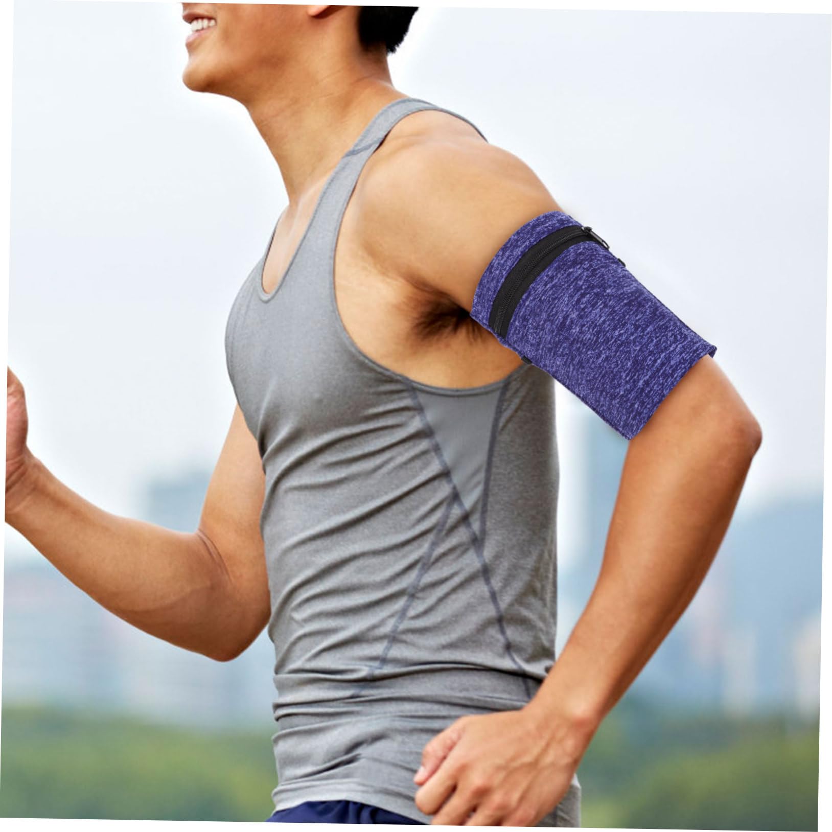 Gatuida 5 Piezas Bolsa De Muñeca para Teléfono Funda De Brazo para Teléfono Móvil Funda para Teléfono Móvil Bolsa De Brazo para Teléfono Deportivo Banda para Correr Correa para La Muñeca