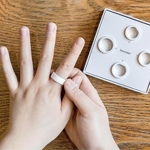 Miniatura 4 de Kit de Tallas de Anillo Inteligente femometer - Mide tu Talla Primero Antes de Comprar - Tallas 6 a 9 - Elige entre 4 Tallas Kit de tamaño de