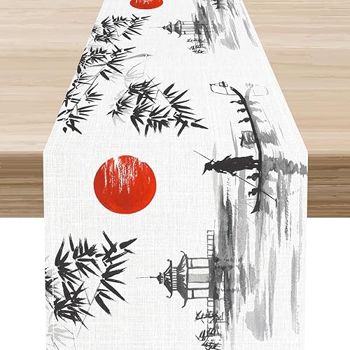 Miniatura 21 de Camino de mesa rosa de los años 70, diseño retro trippy estético, hippie, espiral, espiral, mínimo, ondas ranuradas, decoración central para el 70s