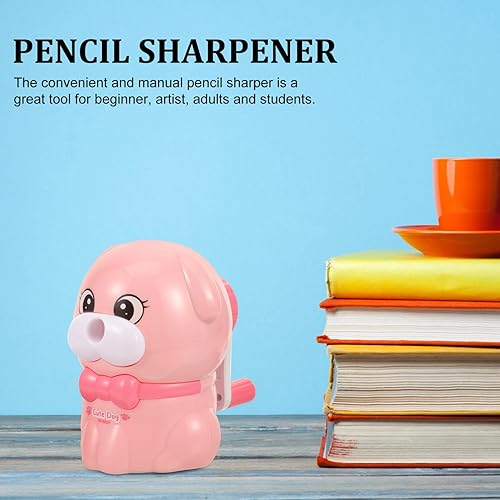 Miniatura 9 de Sacapuntas para cachorros sacapuntas compactos accesorios sacapuntas pequeño sacapuntas mecánico encantador sacapuntas mini manual de aleación de