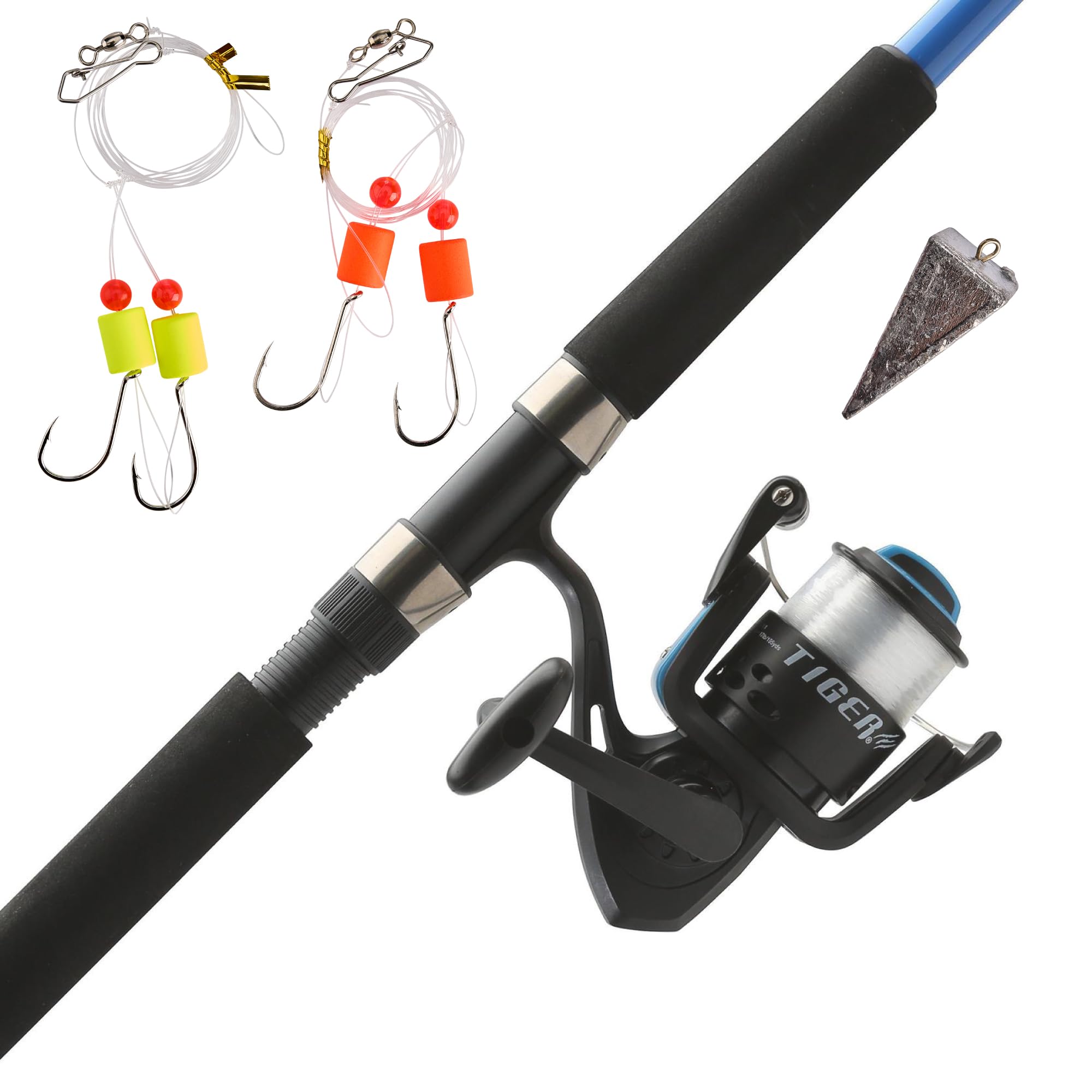 Shakespeare Tiger Spinning Reel and Fishing Rod Combo