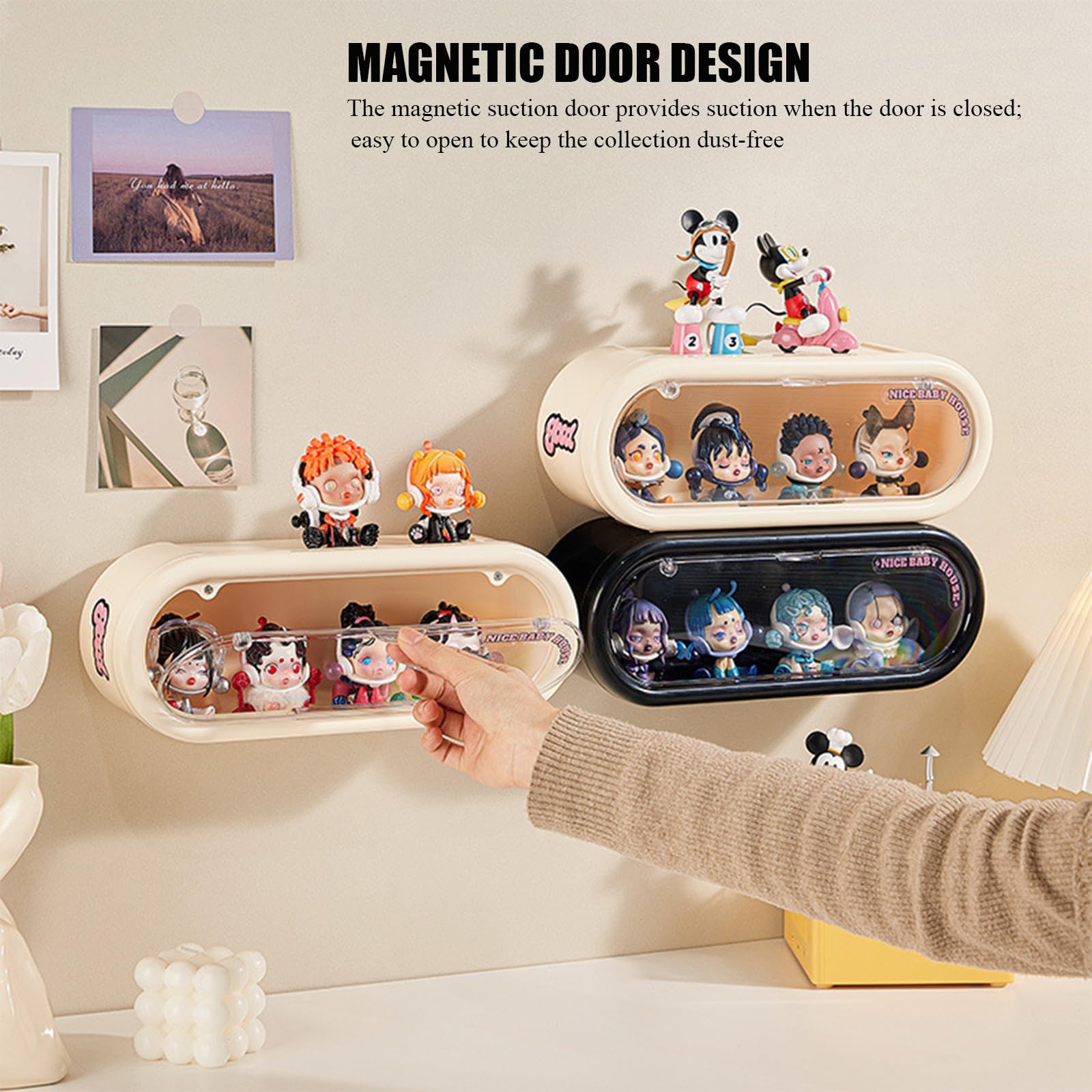 Amazon.com: Clear Acrylic Display Case for Figures, Wall Mounted