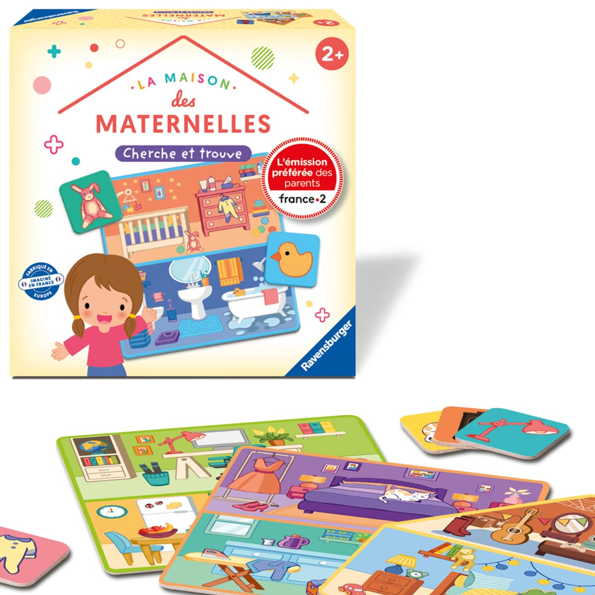 Ravensburger Play+ Flash Cards Cherche et Trouve sur la Route, dès 18 Mois (12034056) au meilleur prix sur