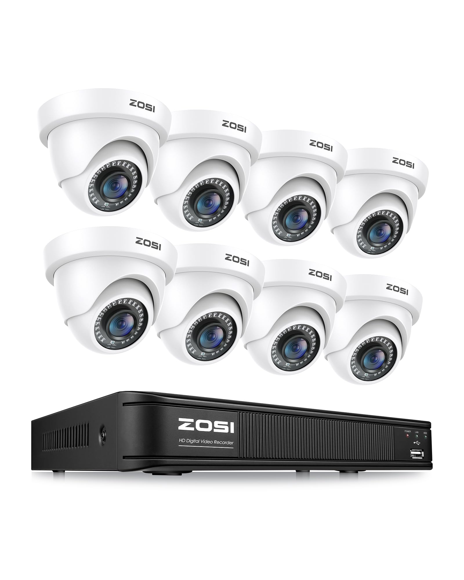 セキュリティ・セーフティ hitsuzi Amazon.com : ZOSI 1080P H.265+ Home Security Camera System, AI