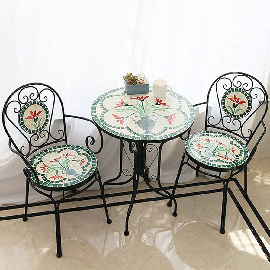 テラステーブル＆チェア Enza テラステーブル＆チェアー 3点セット | 青山ガーデン