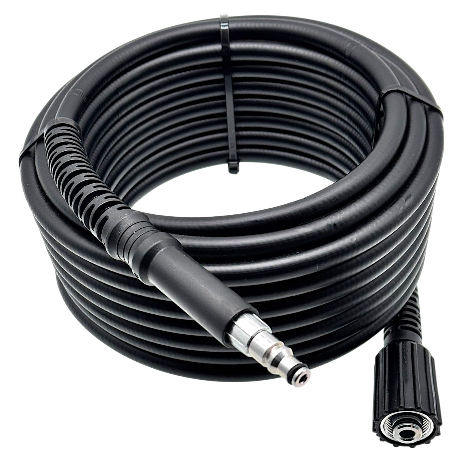 M&M Smartek tubo alta pressione 40 m M22 IG, 160 bar, per Black & Decker | Tubo rinforzato alta pressione con protezione antipiega; controllare raccordi, pressione, temperatura e apparecchio.