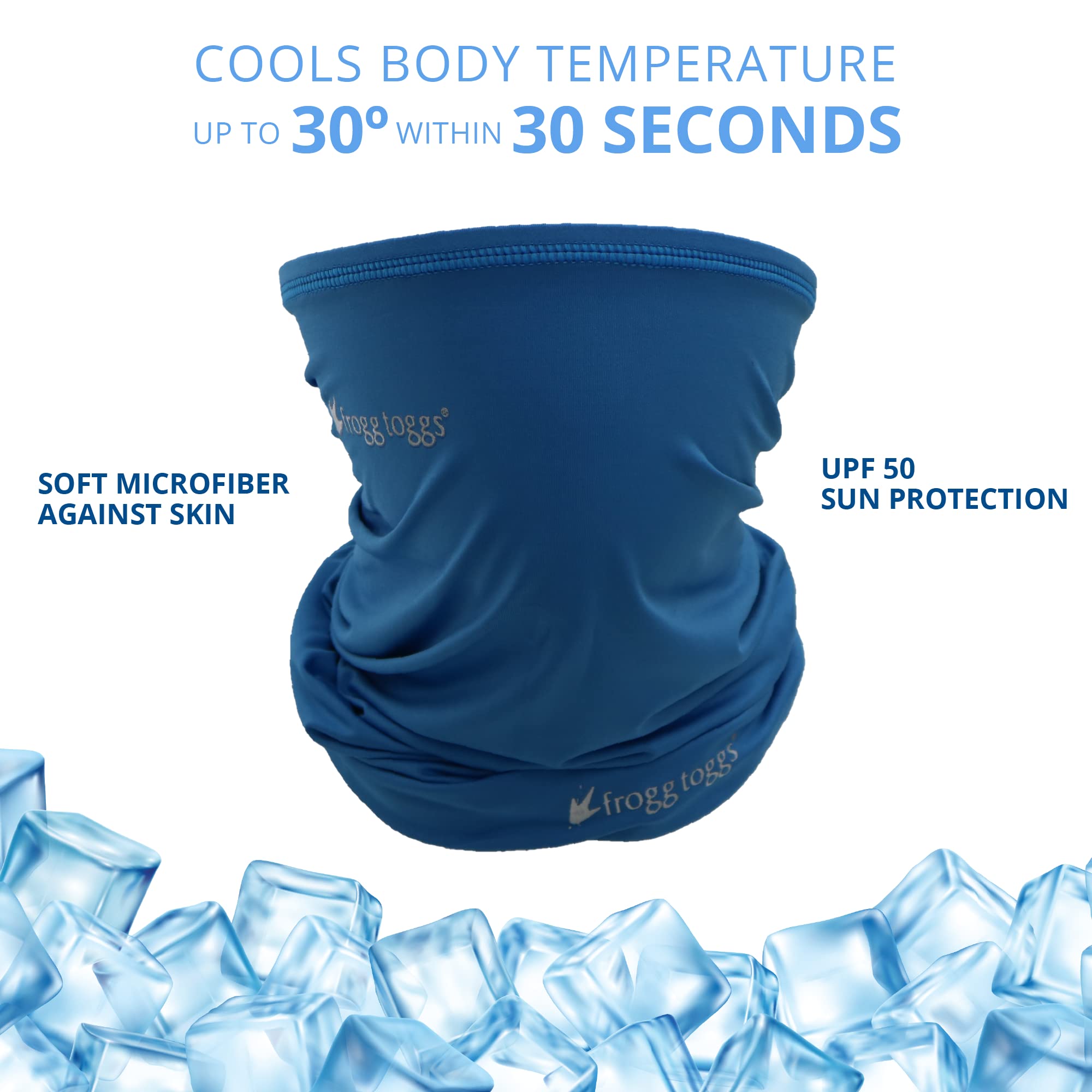 FROGG TOGGS Chilly Pad Pro Microfiber Cooling Gaiter Turbantes Todas las edades