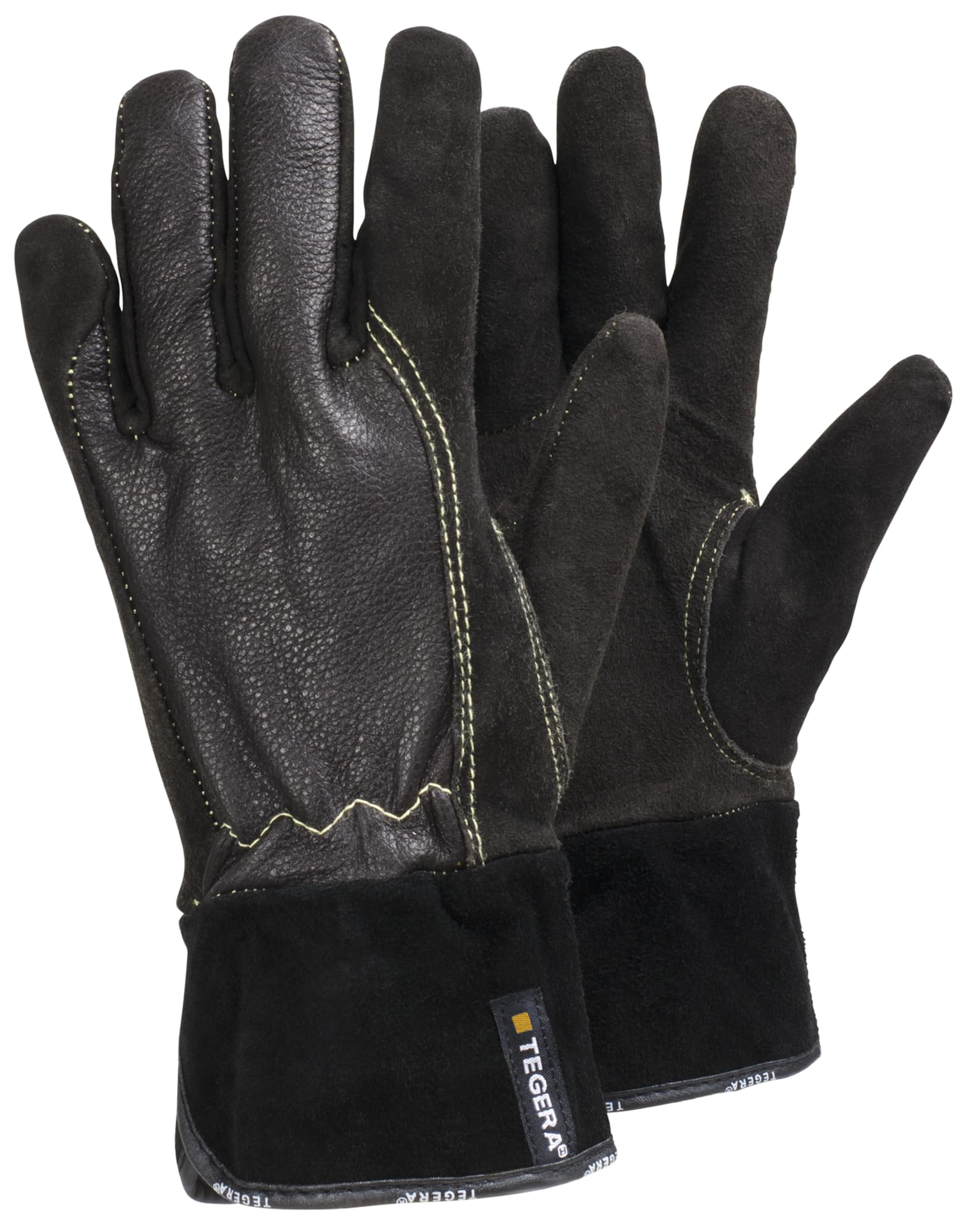 Tegera 32 Hitzeschutzhandschuh - Schnittbeständigkeit Klasse B, KEVLAR fiber, Cat. II - Wasserabweisend (Größe 8, 1 Paar)