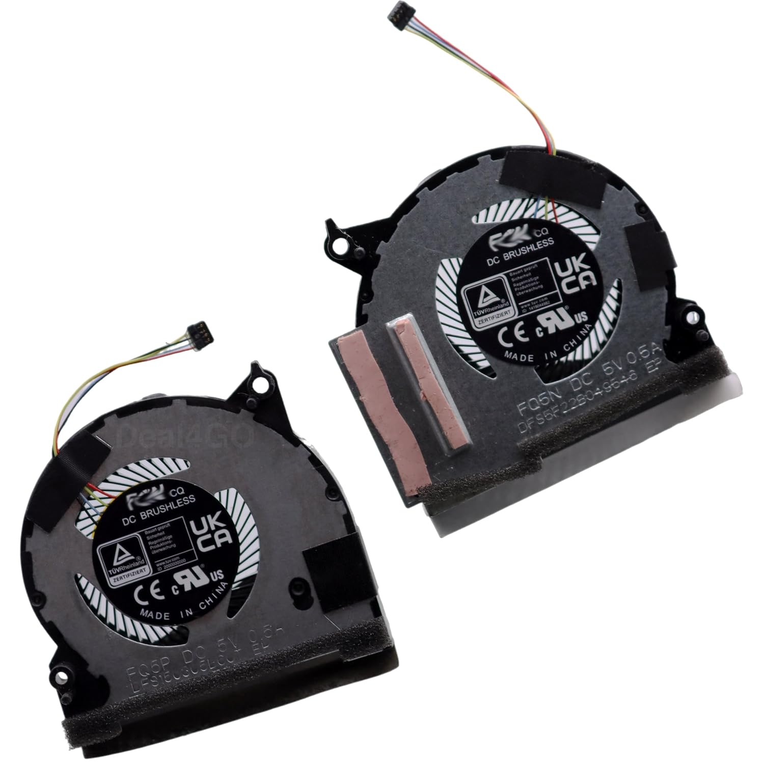 Deal4GO CPU & GPU Graphics Cooling Fan Replacement for ASUS ROG Ally RC71L NR2301L Gaming Handheld Console (2023)