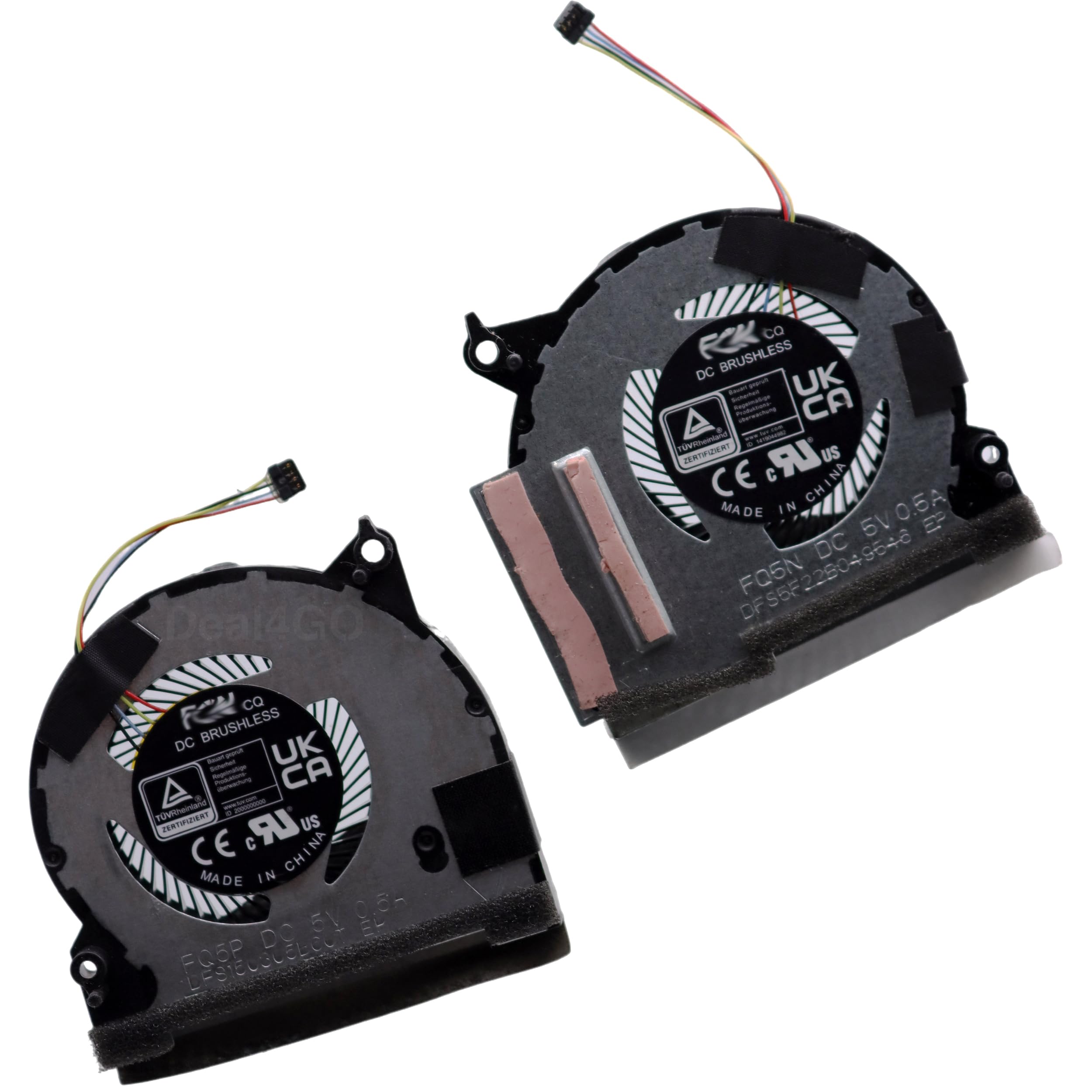 Deal4GO Sostituzione della ventola di raffreddamento grafica CPU e GPU per console portatile da gioco ASUS ROG Ally RC71L NR2301L (2023)