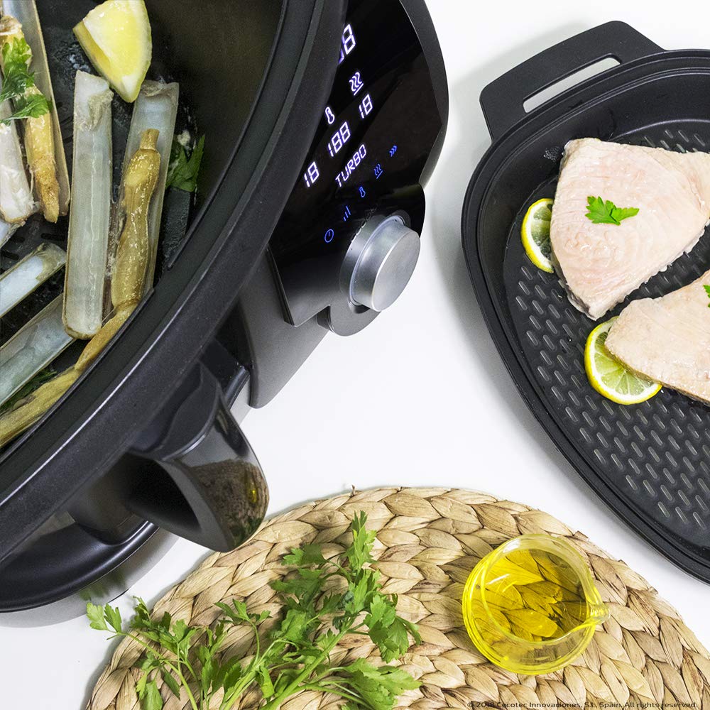 Cecotec Robot de Cocina Multifunción Mambo 6090. 1700W, 23 Funciones, Jarra con Capacidad 3,3 L, 3 Platos a la vez, 10 Velocidades, Temporizador