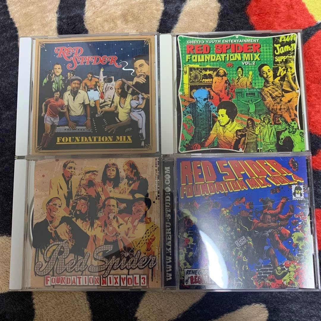 RED SPIDER / FOUNDATION MIX 1〜4 4枚セット RED SPIDER/FOUNDATION