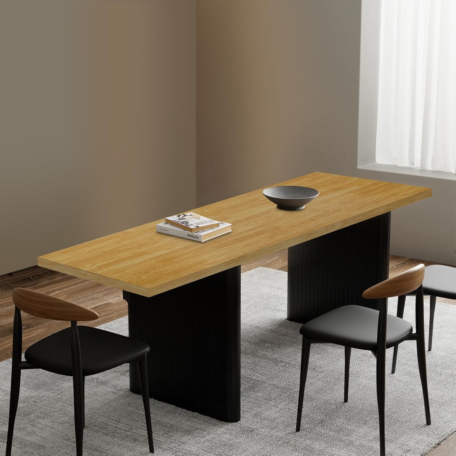 24x72 Solid Wood Table Top Butcher Block Countertop Work Bench Top Only for Cabinet, Coffee Table, Desk, Bar Table (24 * 72 * 1.5in)