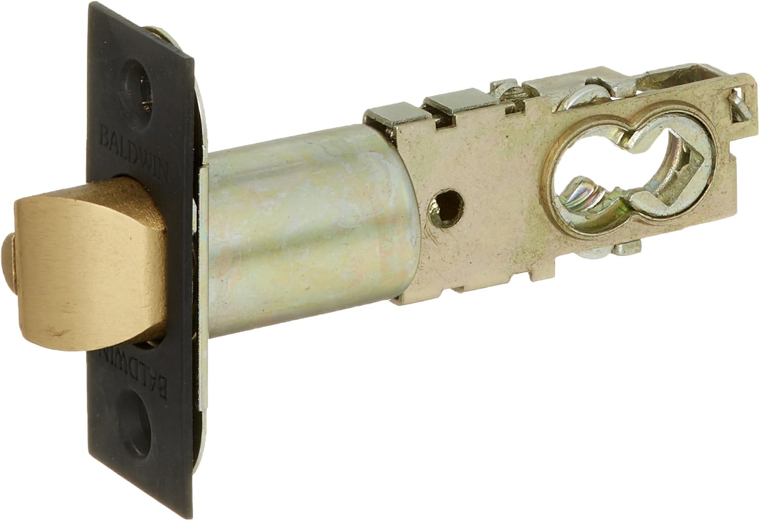 Baldwin 5210 Universal Backset Deadlocking Latchbolt for Keyed Entry Baldwin Loc, Oil Rubbed Bronze