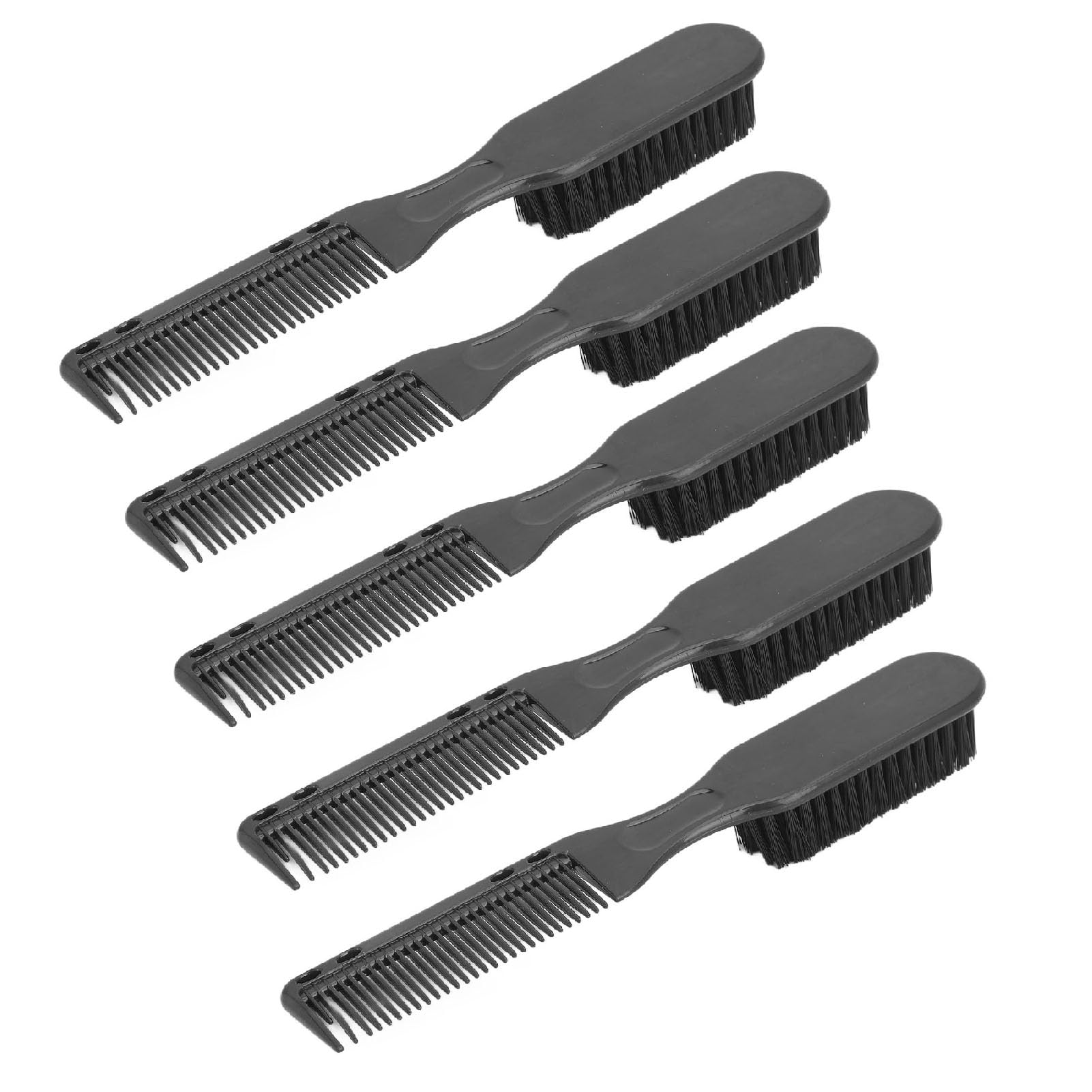 Cepillo de Barba de Doble Cabezal para Hombres, Cerdas Suaves y Rígidas, Suave para la Piel, Diseño Ergonómico, Portátil y Apto para Viajes, Aplicación de Aceite y Peinado,