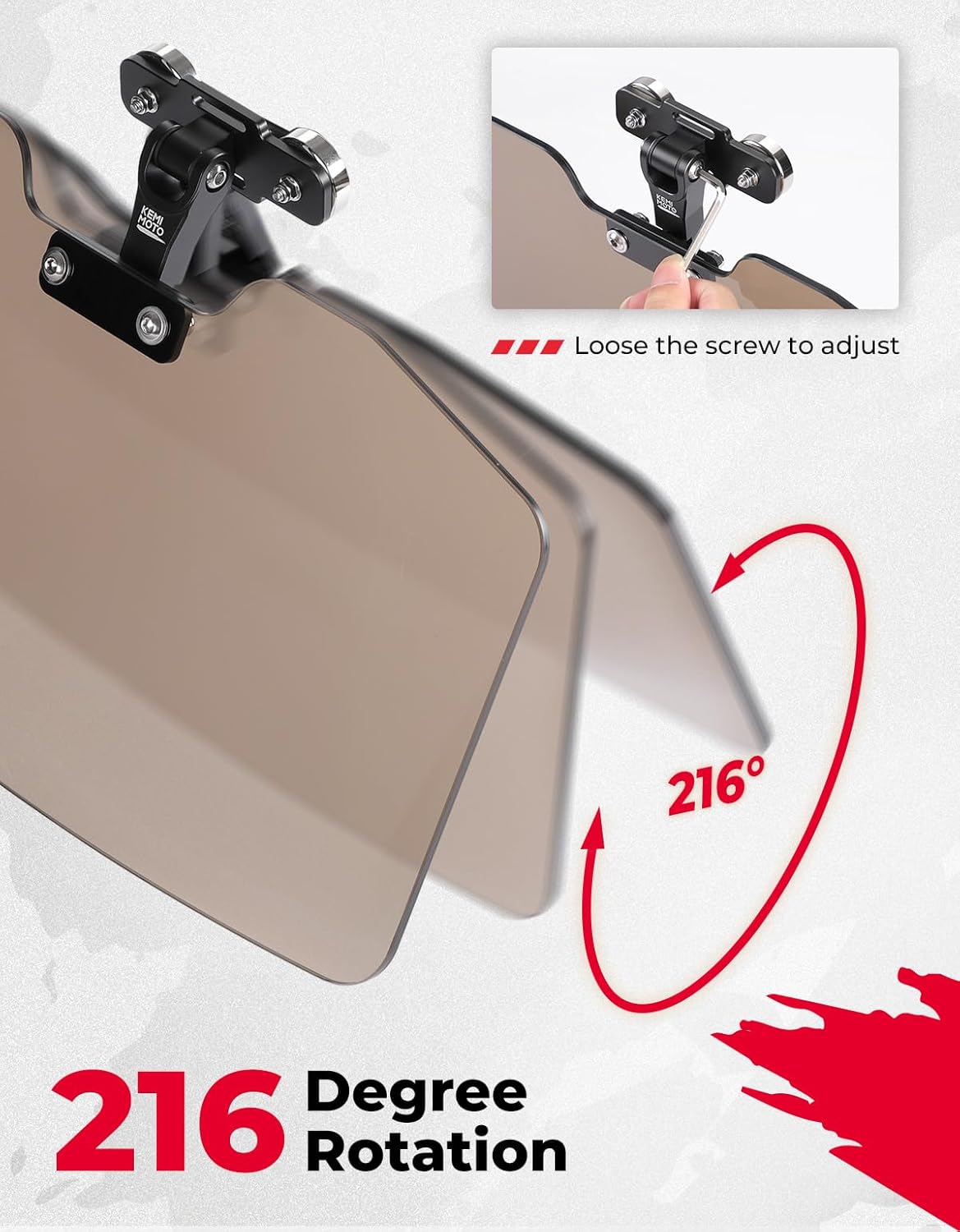 KEMIMOTO UTV Magnetic Sun Visor Compatible with Ranger Defender uforce 1000 ezgo Fit in Most Vehicles with pro-fit bar or Metal roof and crossbars