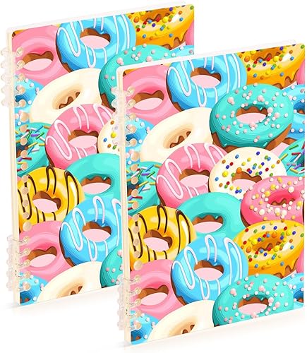 Miniatura 8 de Flying Insects - Cuaderno de espiral desmontable, 5.7 x 8.25 pulgadas, 60 hojas120 páginas, papel rayado universitario A5, cuaderno de tapa dura