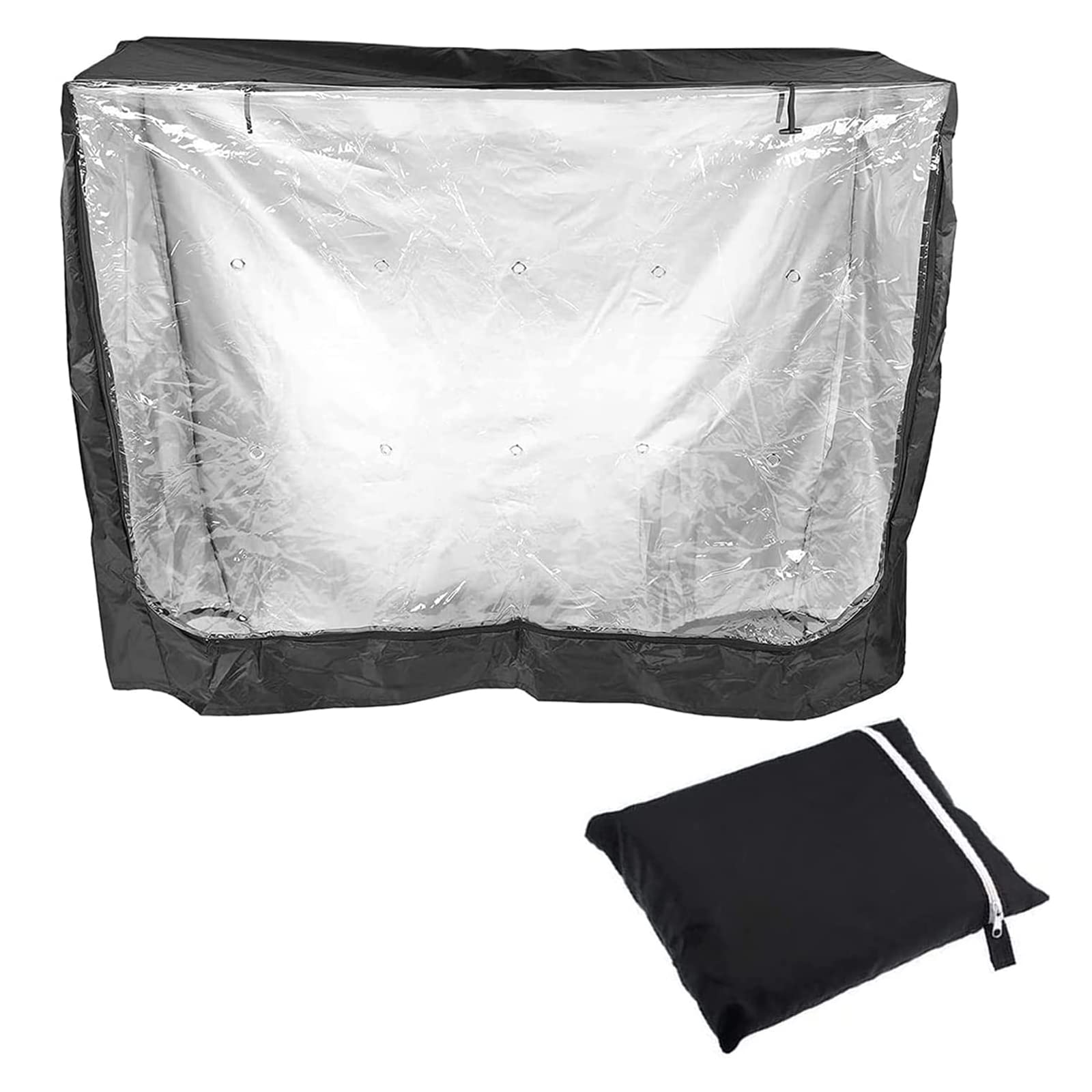 SEIWEI Rabbit Hutch Cover 210D Oxford Cloth Waterproof Pets Cage House Cover fit 48