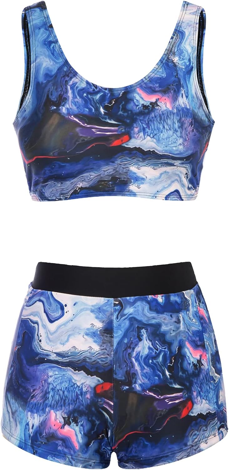 JASAMBAC Traje de baño de manga larga con cremallera para mujer