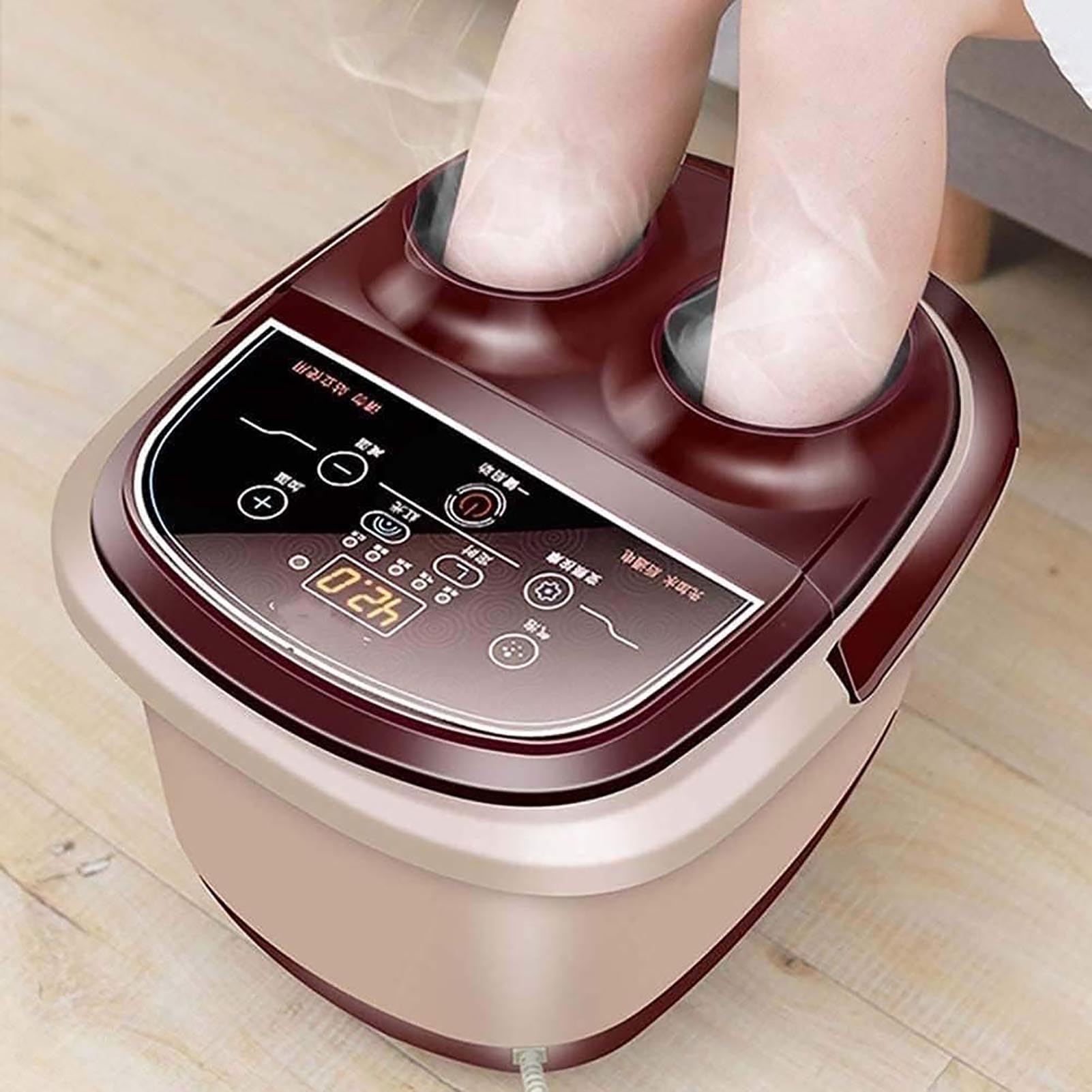 Vasca per Pediluvio Elettrica Riscaldata, Home Foot Manufac Gift, Idromassaggio Elettrico per Pediluvio con Calore