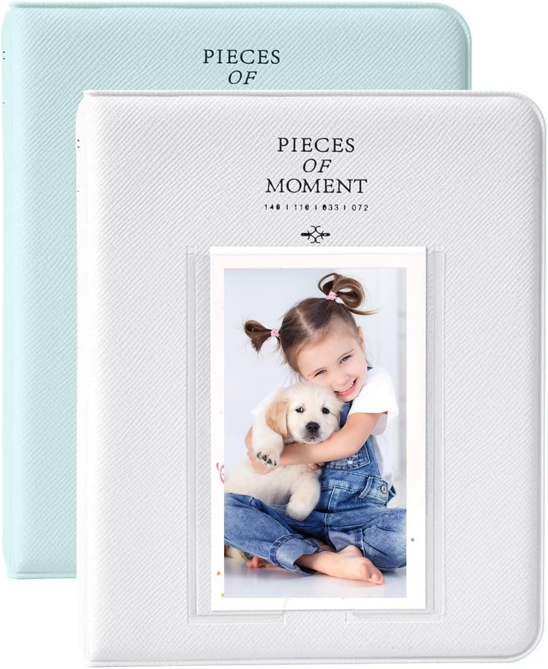 Zenko 2-Pack 64-Pockets Photo Album for Fujifilm Instax Mini 12 Mini Mini 11 7s 8 8+ 9 25 50s 70 90, 5 x 7.6 cm Mini Photo Album Compatible with Instant Camera, Photo Book, Name Card Holder (Light Green and White))-picture-23