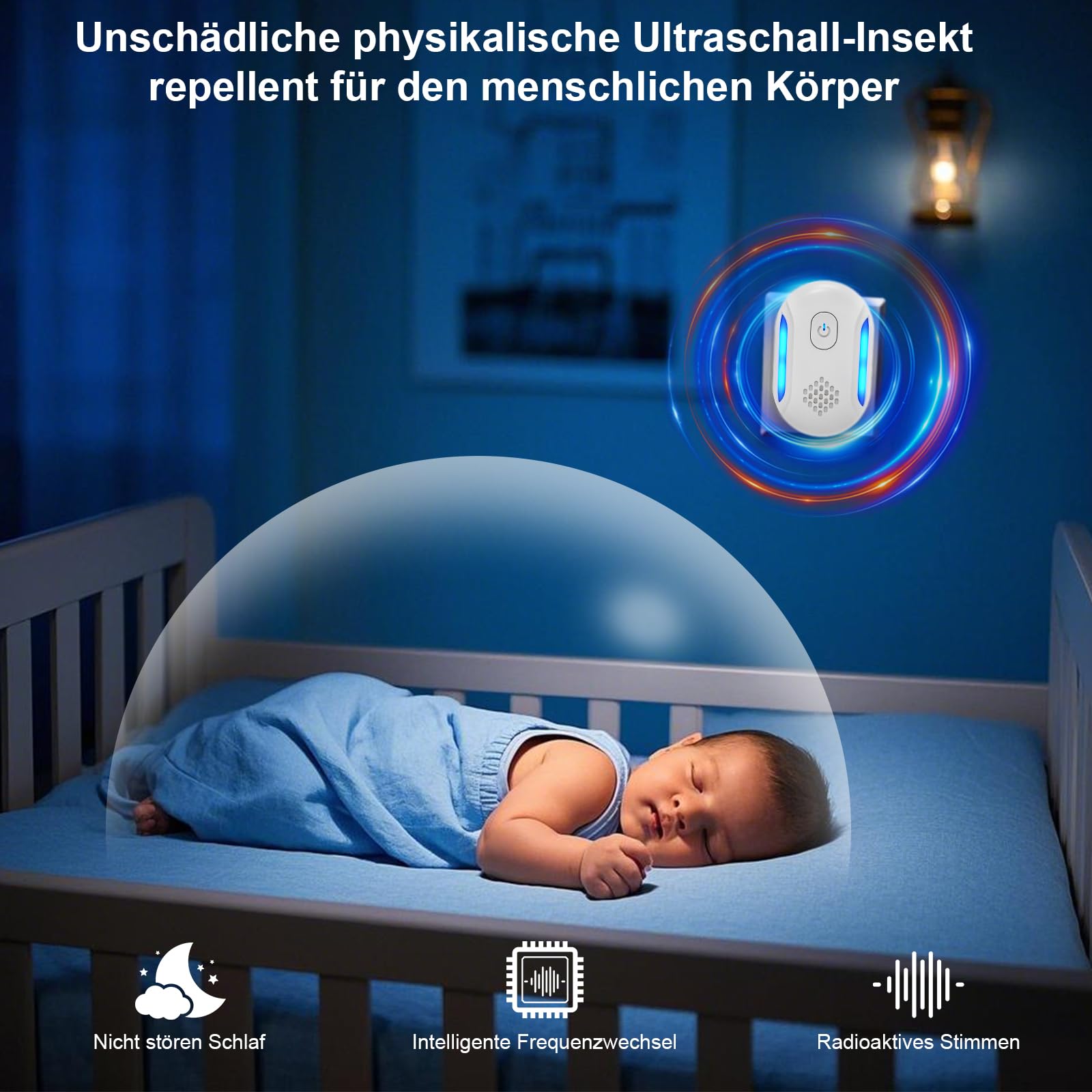 TONYFUL Upgraded Ultraschall Mäuseabwehr Mäuseschreck Schädlingsbekämpfer, 6 Stück Mäuse Vertreiben, Ideal für Mäuse, Mücken, Kakerlaken, Motten, 100% professionell und effektiv