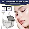 Multi functional large screen diode laser+picosecond laser 2-in-1 hair removal device, professional salon level facial hair removal with 4-wavelength laser, suitable for both women and men