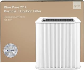 Blueair Blue Pure 211+ Replacement Filter - Genuine Particle + Activated Carbon for 211+ Air Purifier (Non-Auto)