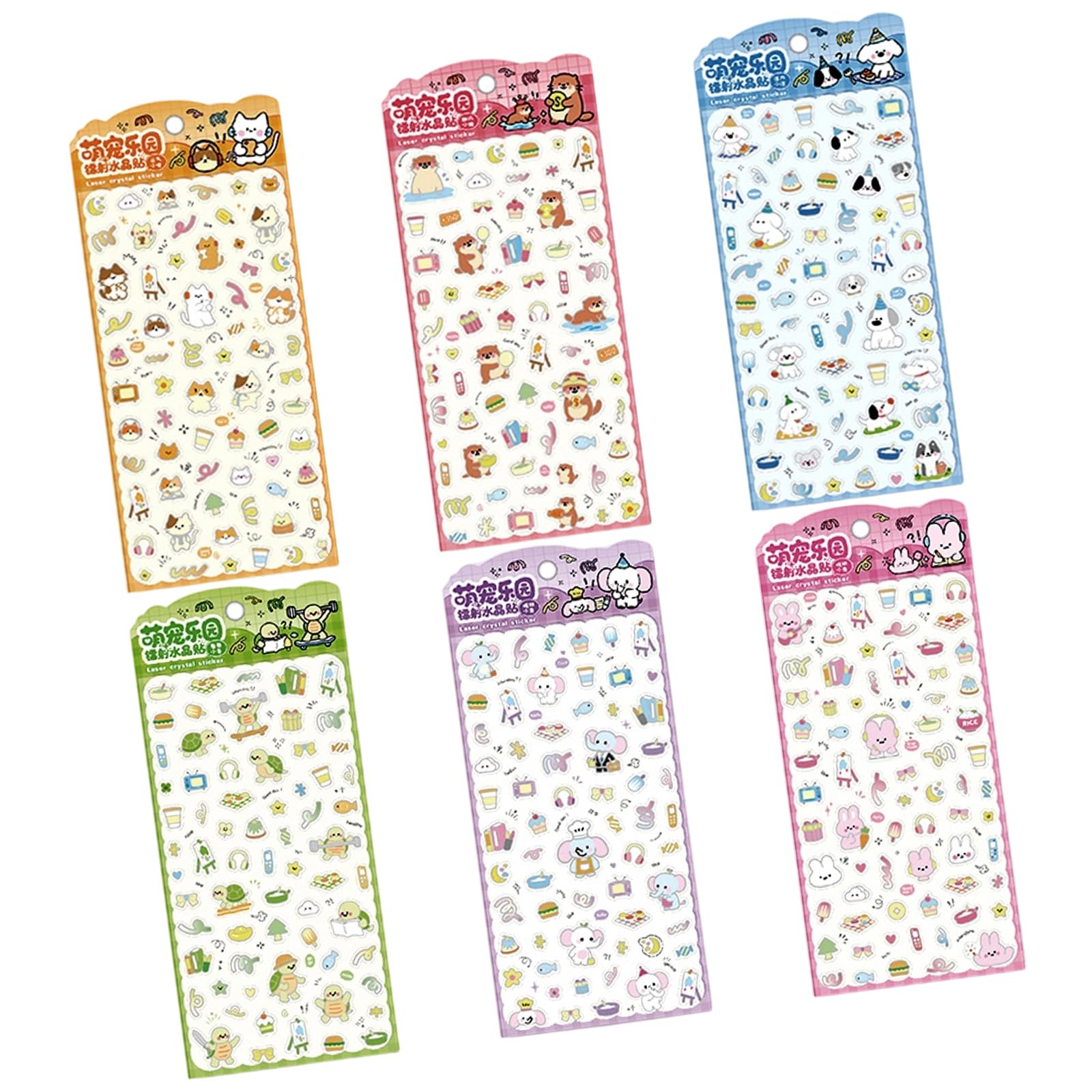 Adorable Puffier Sticker for Kids, Puff Stickers for Boys Girls, Tiny Sticker for Phone Case Notebook Handcraft for Scrapbooking