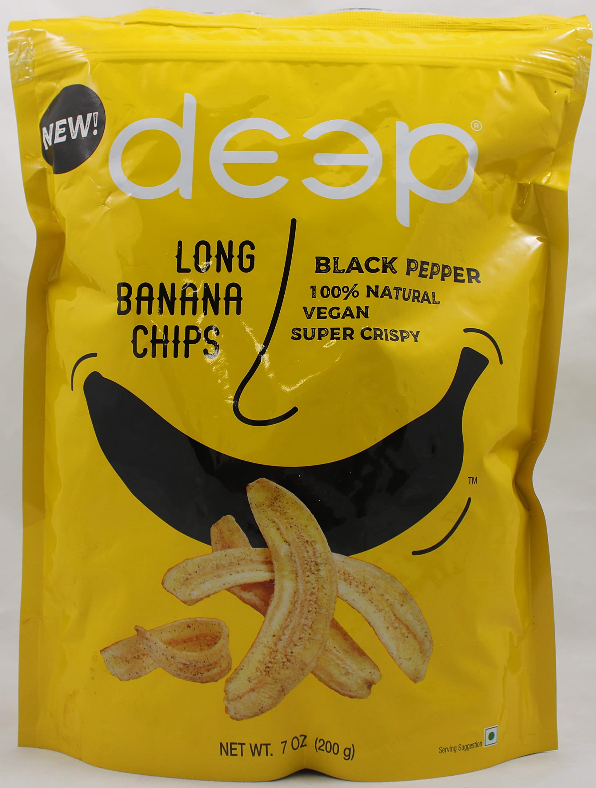 Black Pepper Long Banana Chips 7 Oz