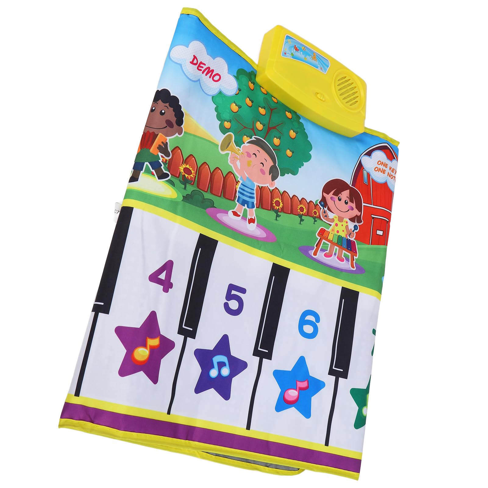 Tappetino Musicale Il Materiale Antiscivolo dai Colori intensi e insapore migliora Le capacità dei Bambini. Tappeto Musicale per l'area Giochi