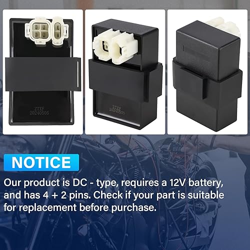 Miniatura 6 de GY6 DC CDI BOX 6 PIN 150cc 250cc 50-125cc Se adapta a ATV chino ciclomotor scooter Quad Go Kart motocicleta piezas de encendido