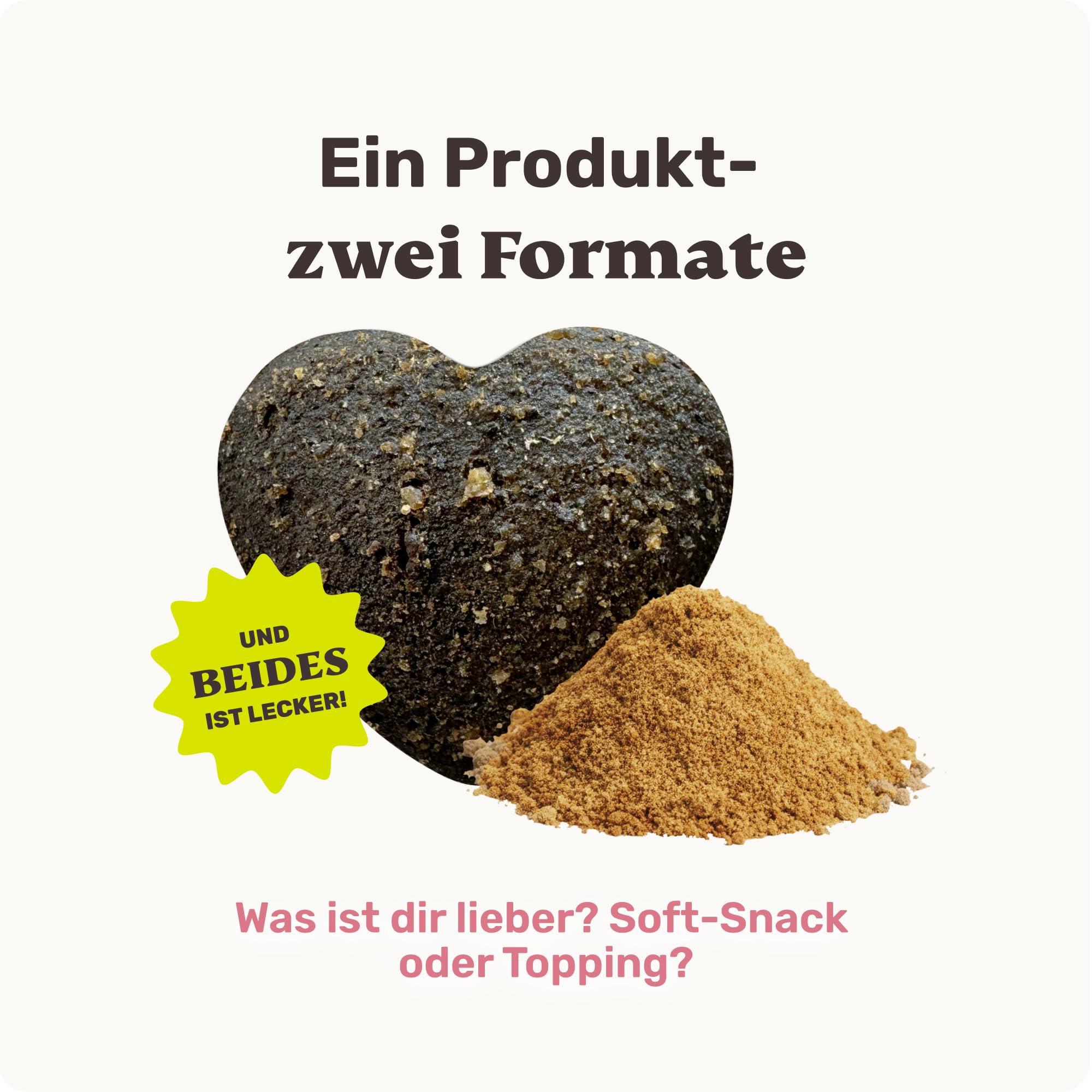 mammaly Dental Pulver für Hunde - Fresh Smile Futtertopping 150g - Reguliert Zahnstein als Zahnsteinentferner - Zahnpulver für Zahnpflege und Mundgeruch - Bis 2 Monate Reichweite inkl. Messlöffel