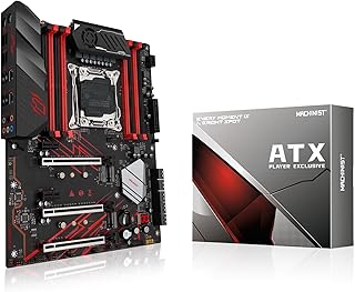 X99 Server Motherboard, LGA 2011-3 (Intel 5th/6th Gen) Computer Motherboards (C612 Chipset, ATX, PCIe 3.0, DDR4, NVME/SATA/WiFi M.2, Dual LAN, SATA 6Gb/s) for Xeon E5 V3/V4, Core i7 MR9D