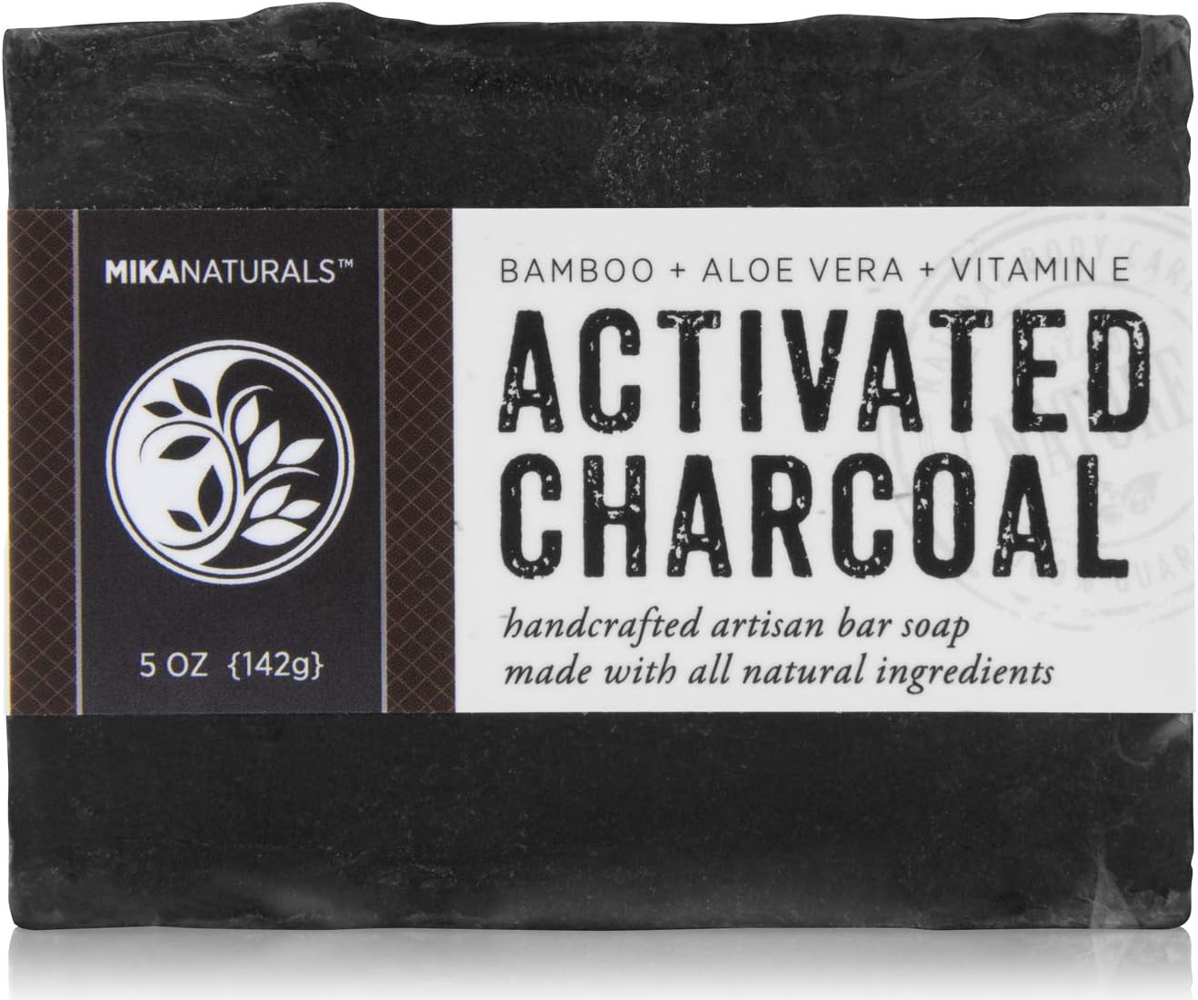 Activated Charcoal & Aloe Vera Bar Soap for Face, Body, Acne, Blackheads, Eczema, Psoriasis | All-Natural Cleansing, Detoxifying Soap for Troubled Skin | Palm Oil Free | Handmade (5
