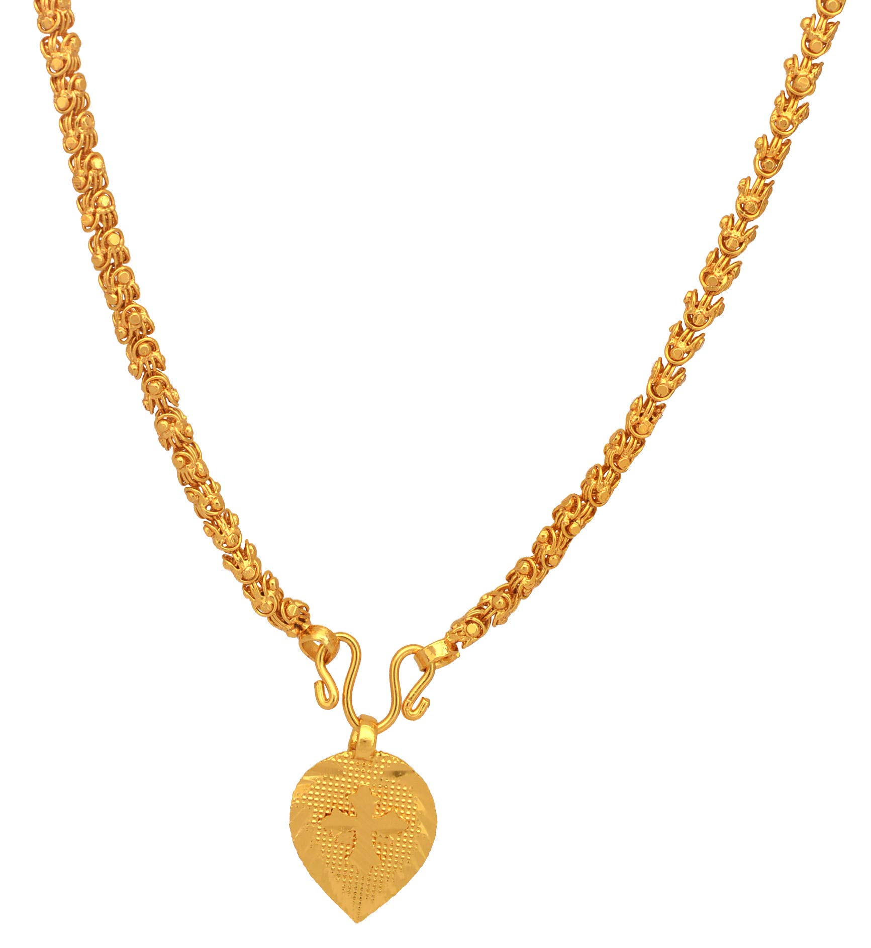 golden - gold plated copper long 30 inch Mangalsutra No.548M for women