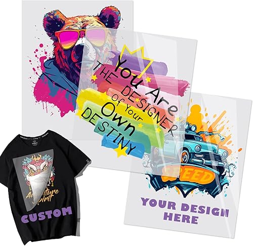 Impresión de transferencia DTF de transferencia de calor personalizada, haz tu foto, logotipo, letratexto, transferencia personalizada para planchar