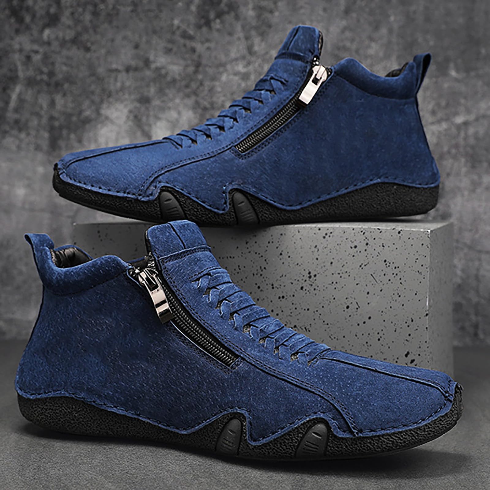 Generisch Sneaker Mit Schnellverschluss Herren Weiche Bequeme Herren Sportschuhe Freizeitschuhe Sportlich Turnschuhe Ruschfest Walkingschuhe Atmungsaktiv Joggingschuhe Einfarbig Fitnessschuhe Casual