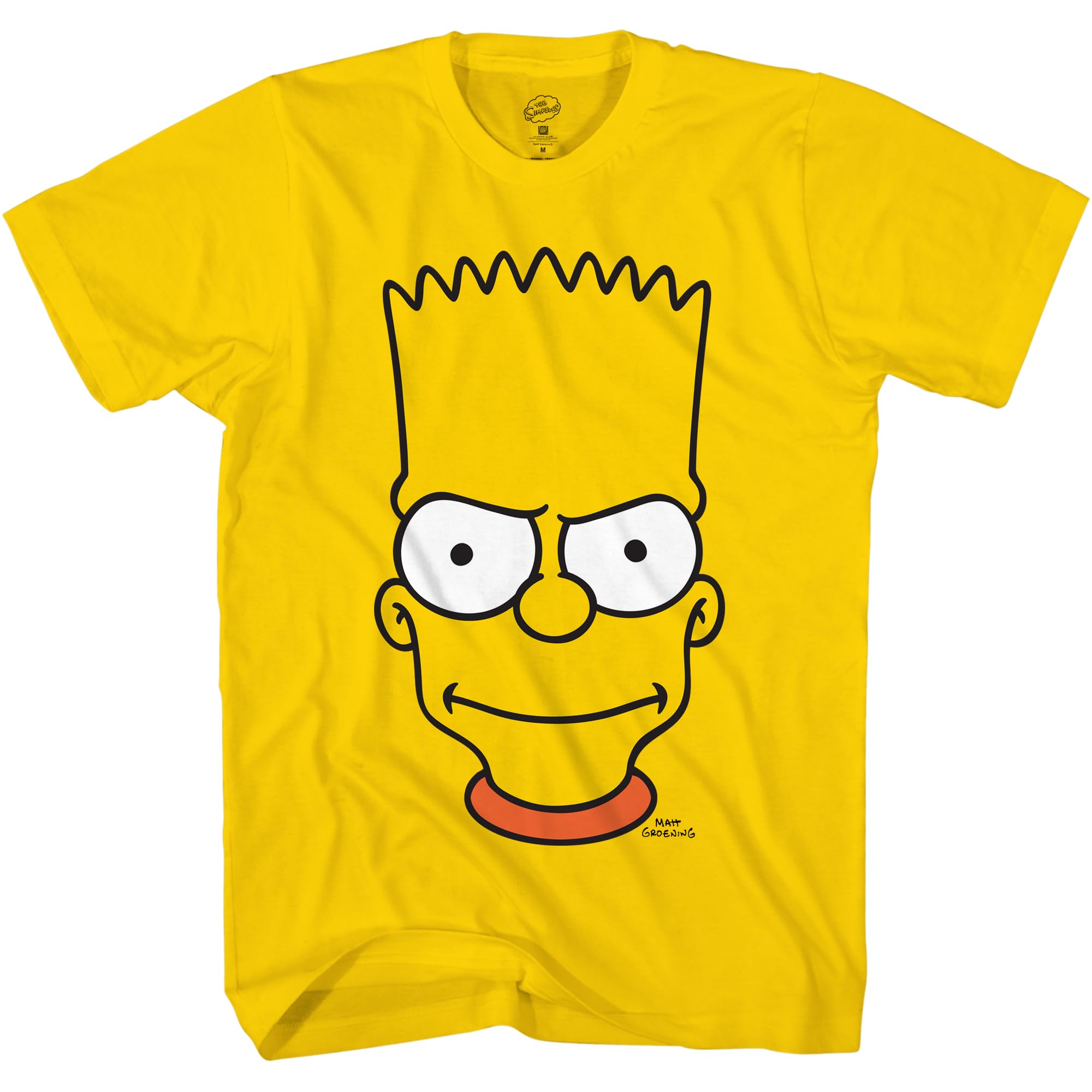 The Simpsons Mad Bart Big Face Adult T-Shirt