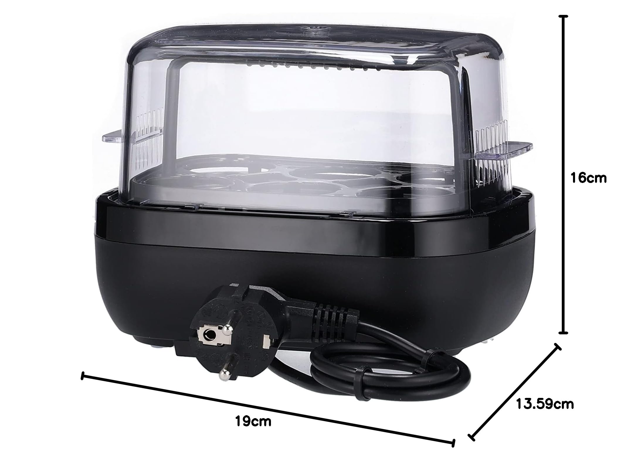 SEVERIN 3166 - Cuociuova 420 in plastica/acciaio INOX, colore: Nero