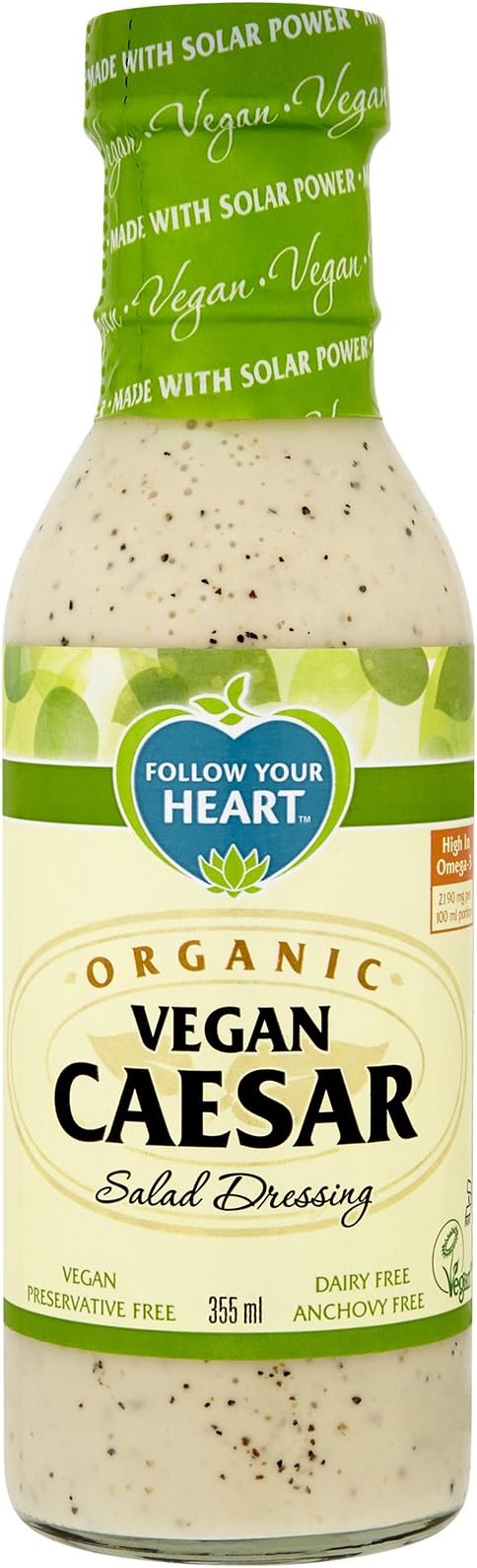 Follow Your Heart Organic Vegan Caesar Salad Dressing, 355 ml