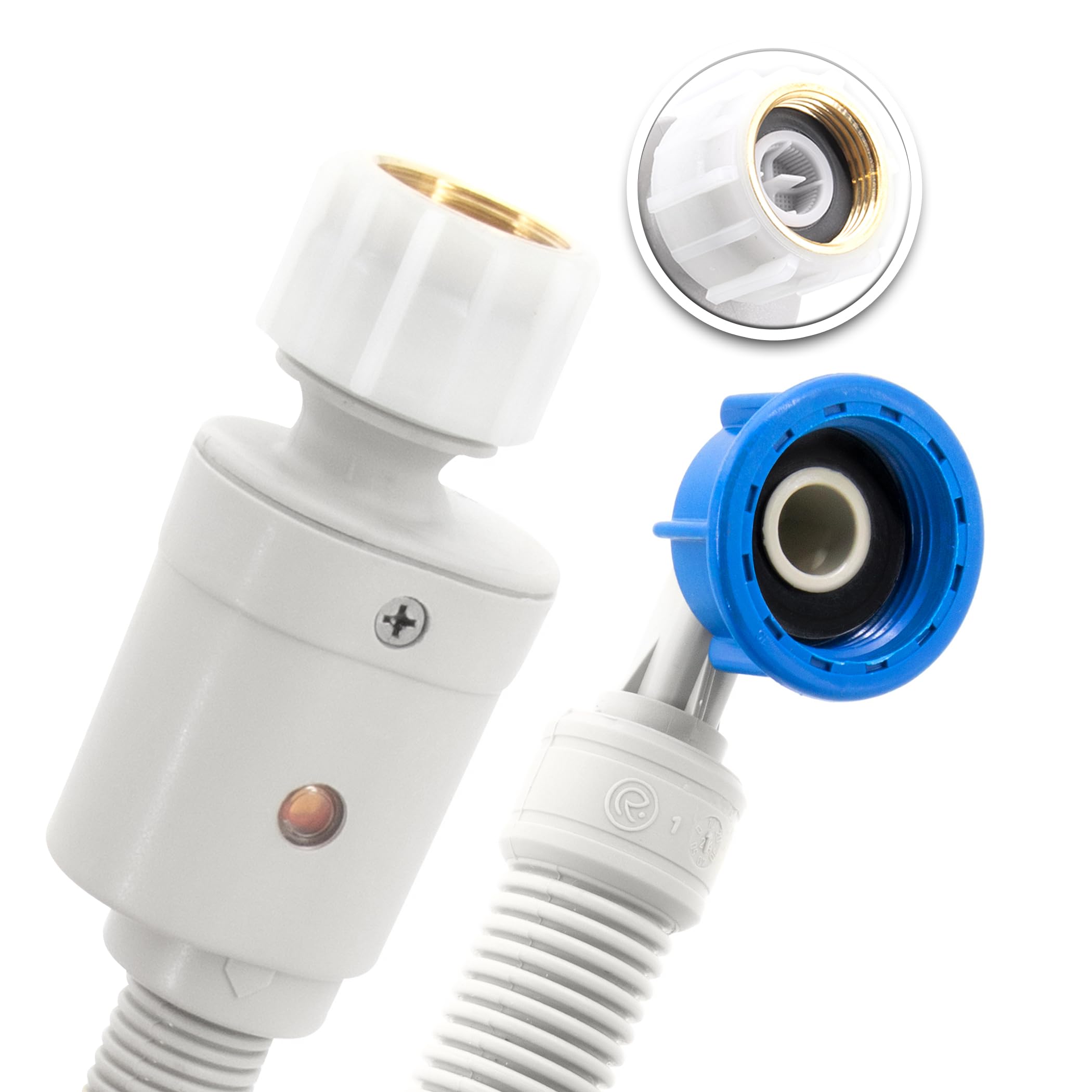 Aquastop Schlauch/Aquastop/Sicherheitszulaufschlauch für Waschmaschine und Geschirrspüler, 2m