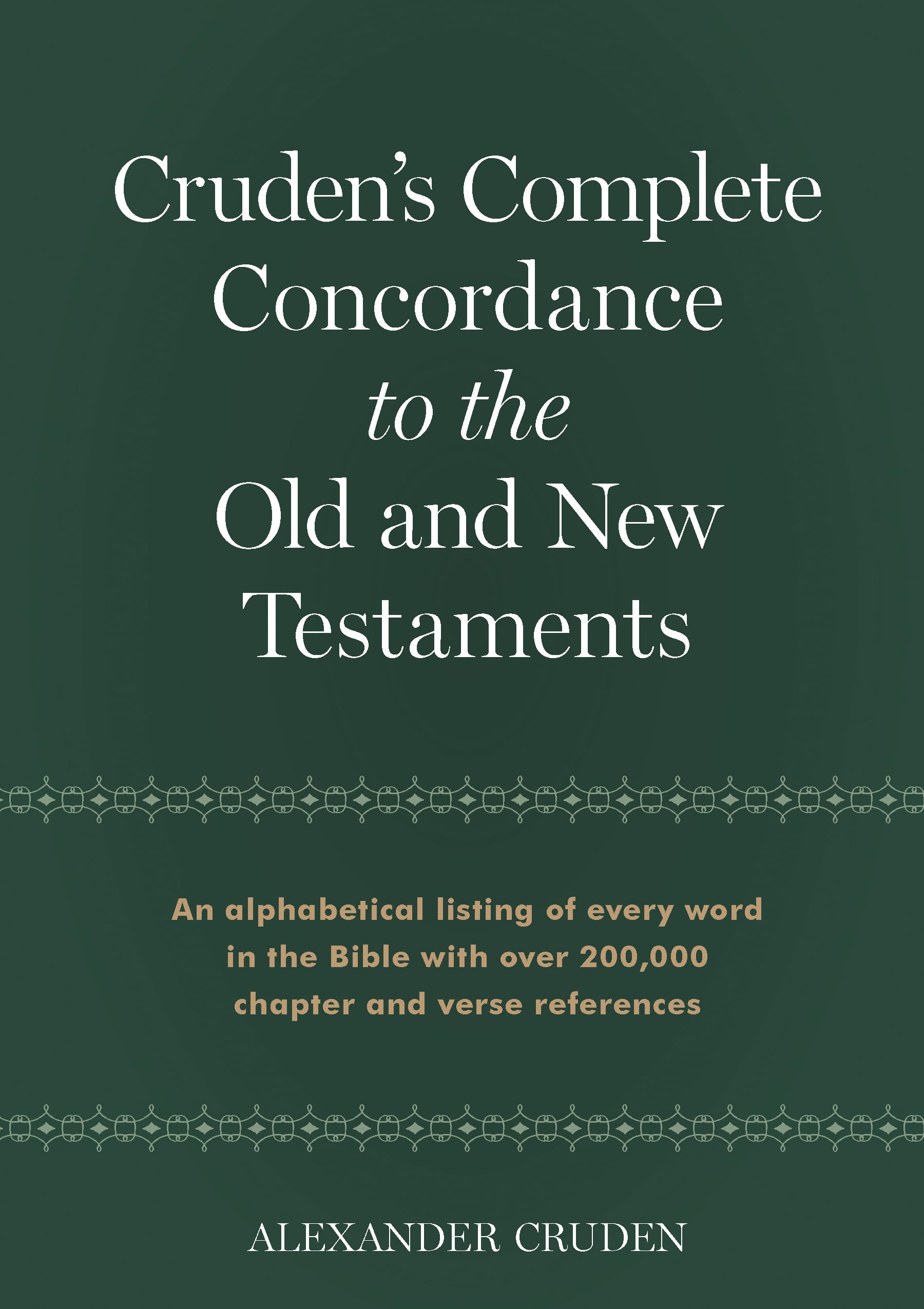 Cruden's Complete Concordance to the Old and New Testaments (MCD)
