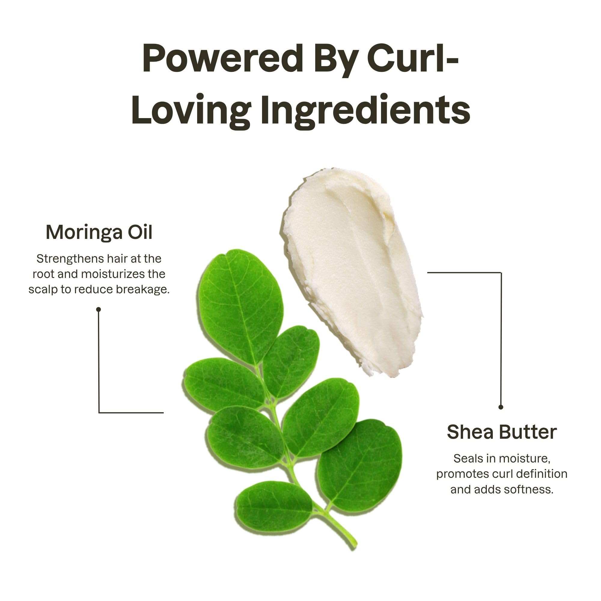 Love Ur Curls Champú y acondicionador hidratantes y detergentes para cabello rizado, ondulado o afro, vegano y sin silicona.