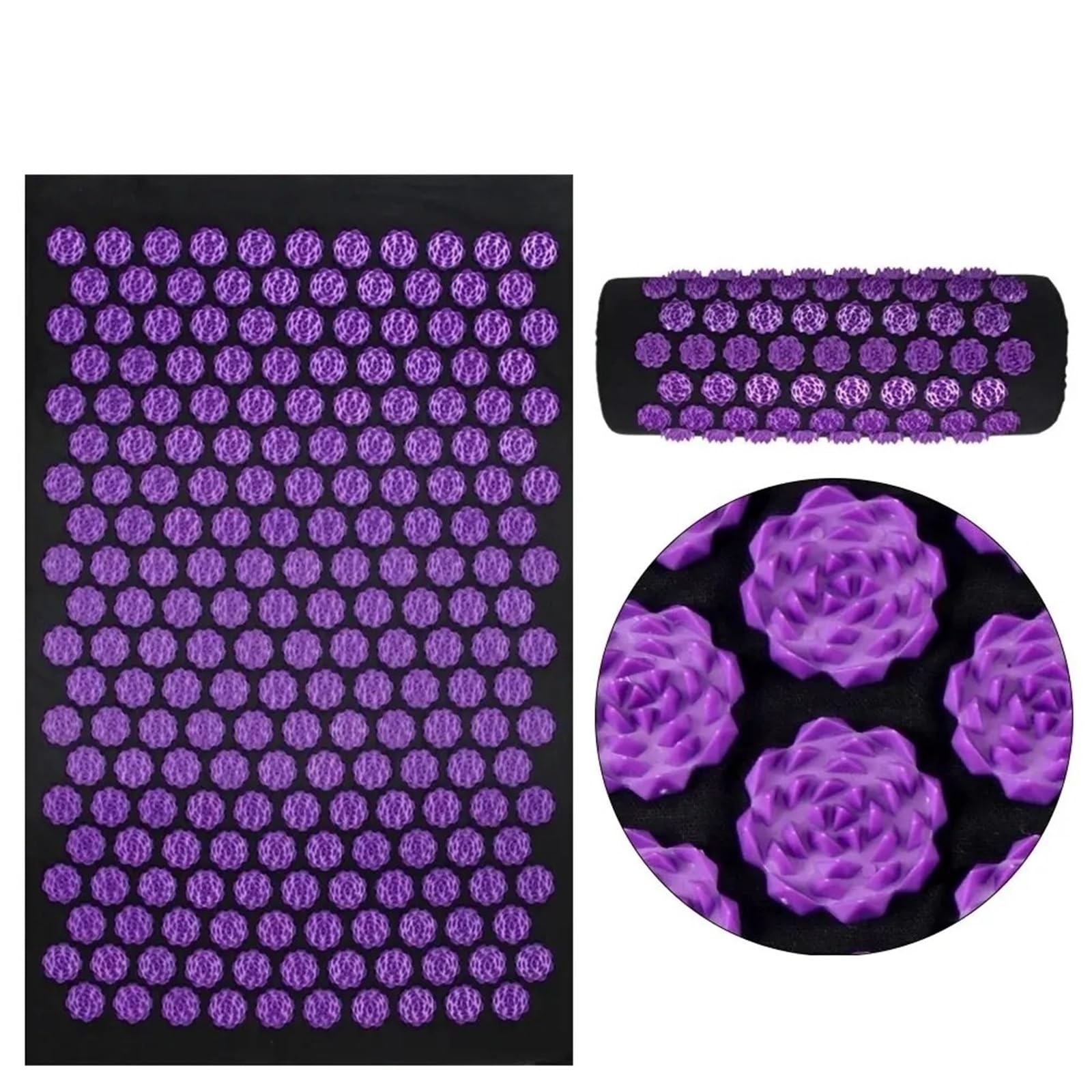 Tappetino Agopressione Tappetino da yoga Tappetino for massaggio con digitopressione Cuscino relax Home Fitness