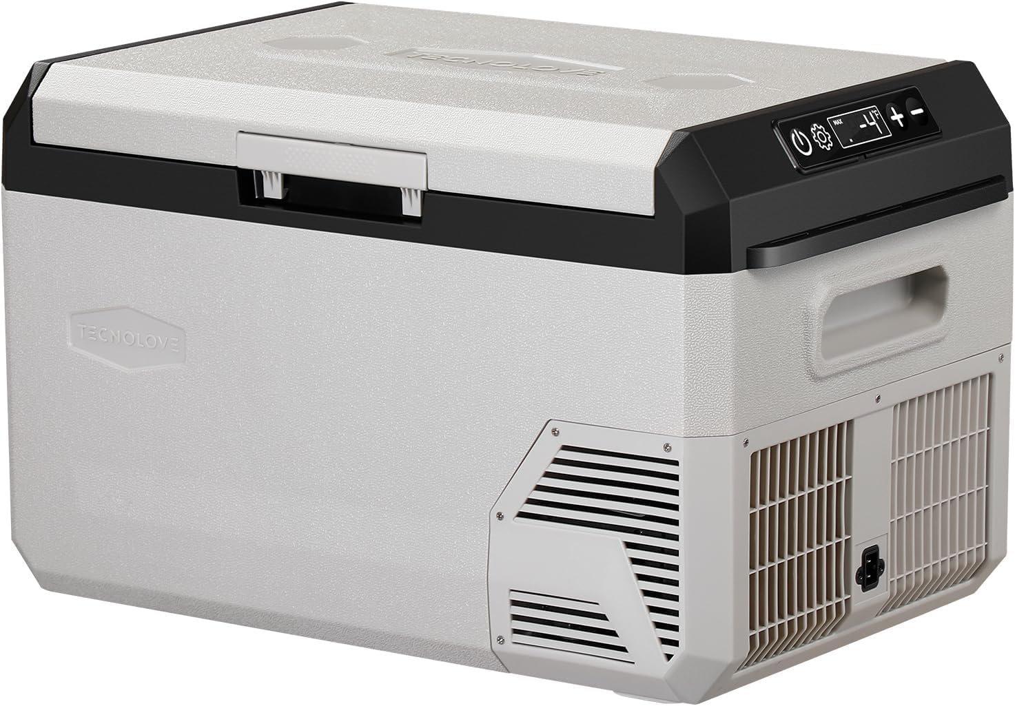 12V Car Refrigerator, 22QT Portable Freezer Compressor Cooler with Reversible Door, 100–240V AC / 12V / 24V DC Powered, for Truck Van RV Camper SUV Travel Camping Road Trips Tailgating,-4℉-50℉