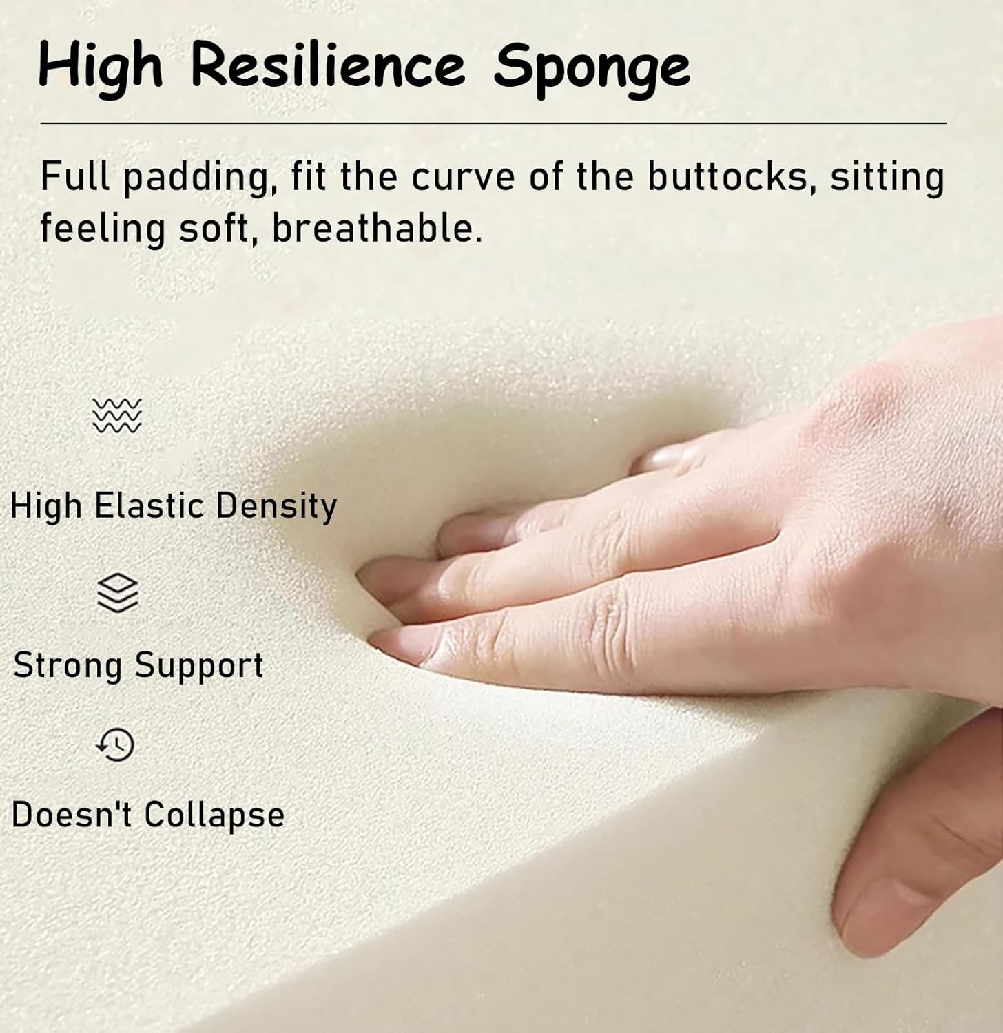 Ergonomic Saddle Chair with Back Support - Adjustable Rolling Swivel Office Chair for Dental Hygienist, Kitchen, Shop & Hospital - Stylish Comfort & Modern Design