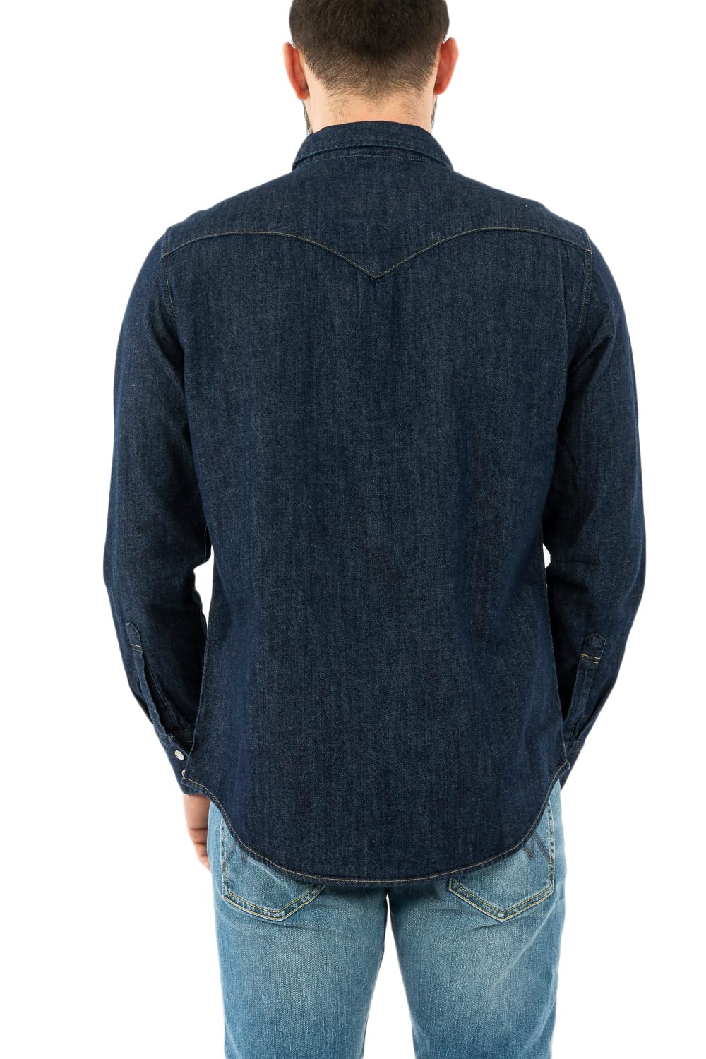 Levi's Mężczyźni Barstow Western Standard Shirt, Indigo Rinse, XXL