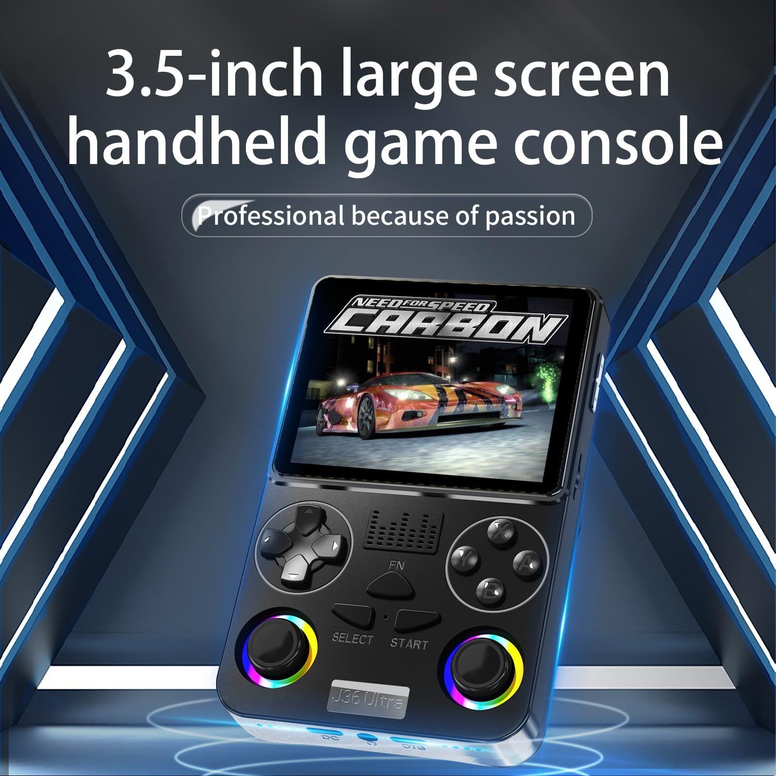 J36ultra Handheld Game Console, Global WiFi Online Battle, Wireless Colorful Upgrade, Dual Joystick Arcade